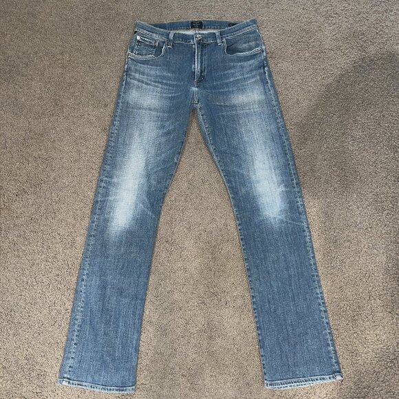 CITIZENS of HUMANITY SID Regular Straight Leg Jean Medium Wash Men's 32" X 34" - Picture 1 of 14